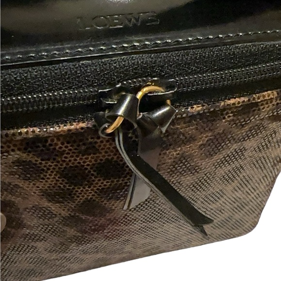 Loewe Leopard Top Handle Cosmetic Case - Picture 10 of 12